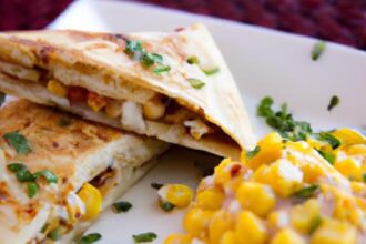 Crunchy & Creamy: Quick Chicken Corn Quesadillas Recipe