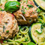 Wholesome Turkey Spinach Meatballs with Zucchini Noodles