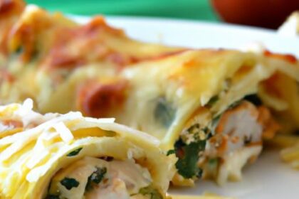 Savory Chicken & Spinach Stuffed Manicotti Recipe Delight