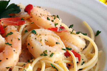 Savor the Flavor: Easy Shrimp Scampi Pasta Bowl Recipe
