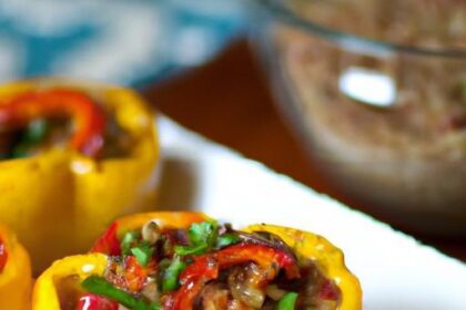 Colorful Quinoa Stuffed Bell Peppers: A Nutritious Feast