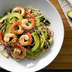 Shrimp & Avocado Zoodle Salad: Fresh, Light, and Nutritious