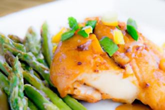 Savor the Zesty Charm of Chicken and Asparagus Skillet