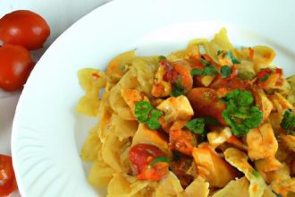 Wholesome Light Chicken & Tomato Pasta with Whole Wheat Twist