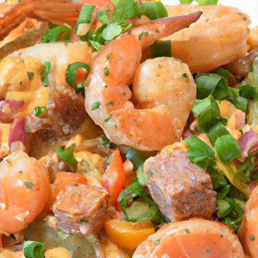 Savor the Flavor: Cajun Shrimp & Andouille Sausage Skillet