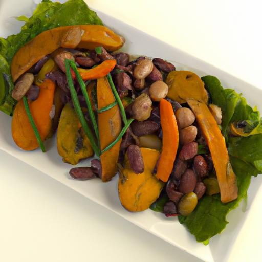 Harvest Harmony: Roasted Sweet Potato & Black Bean Salad