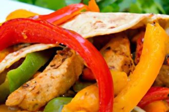 Savor Healthy Chicken & Bell Pepper Fajitas: Flavor Meets Fitness