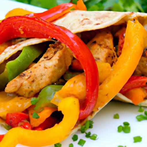 Savor Healthy Chicken & Bell Pepper Fajitas: Flavor Meets Fitness
