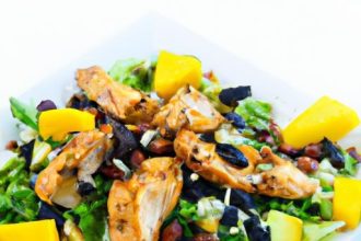 Zesty Fast Chicken & Black Bean Salad: Fresh Flavor Boost