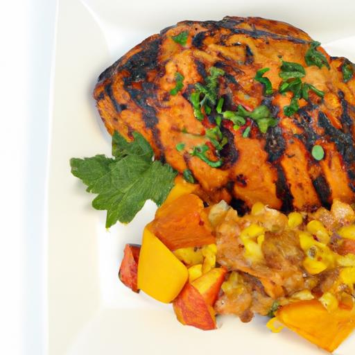 Savor Summer: Grilled Chicken Paired with Zesty Peach Salsa