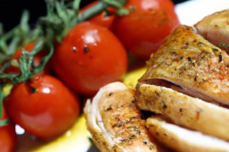 One Pan Roasted Chicken & Cherry Tomatoes: Simple Flavor Boost