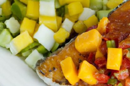 Bold Blackened Tilapia Paired with Vibrant Mango Salsa