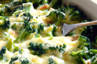 Light & Luscious: Low-Calorie Cauliflower Broccoli Bake