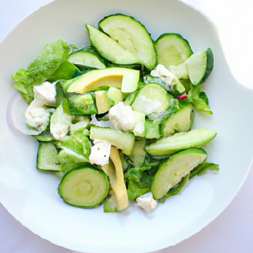 Refreshing Keto Cucumber Avocado Feta Salad Recipe Insights