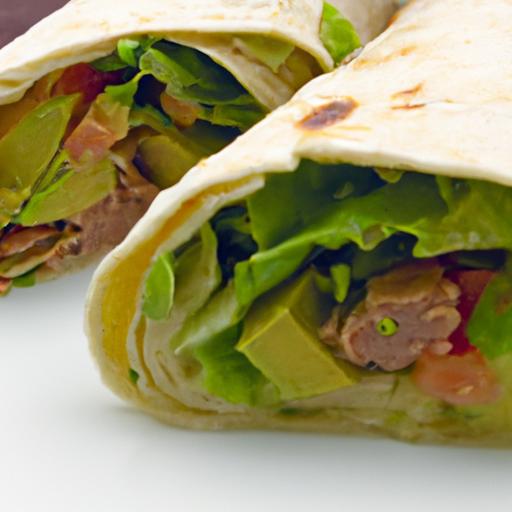 wholesome‍ Turkey & ​Avocado Whole Wheat ⁣Wrap⁢ Delight