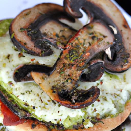 Quick & Easy 10-Minute keto portobello Pizzas Recipe