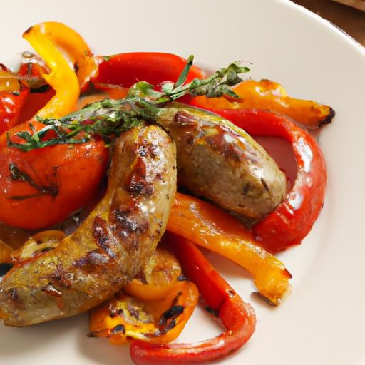 one-Pan Wonder: Easy Sheet pan Sausage and Peppers Recipe