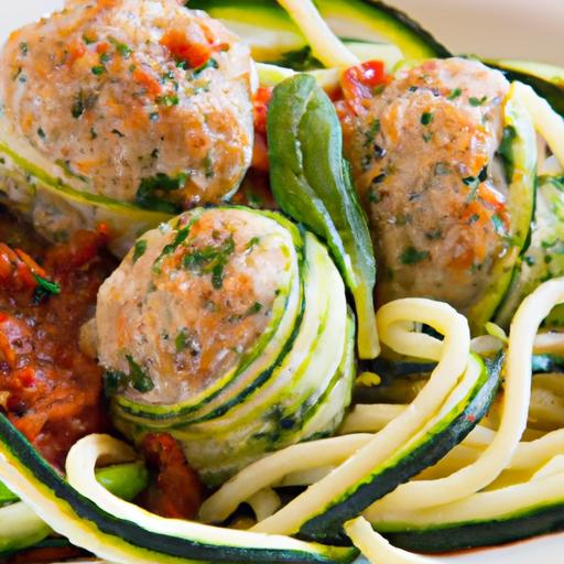 Light & Lean: ⁤Turkey Meatballs‌ with Zucchini noodles