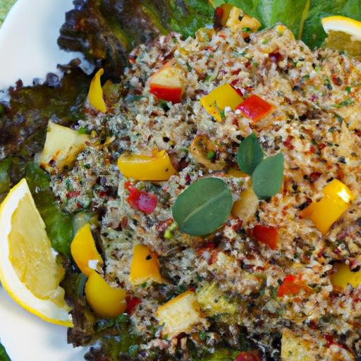 Zesty Roasted Veggie Quinoa Salad with Fresh Lemon Dressing