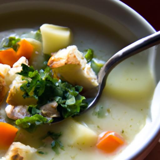 Bright & Creamy:‌ Lightened-Up Chicken Veggie‍ Soup ⁤Recipe