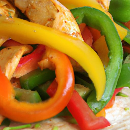 Sizzling Healthy Chicken & Bell Pepper ​Fajitas Recipe Guide