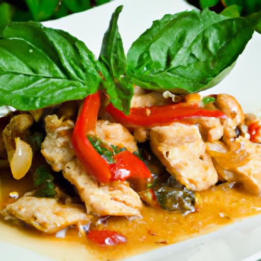 Fiery Thai Basil Chicken: A Bold Taste of Bangkok's Streets