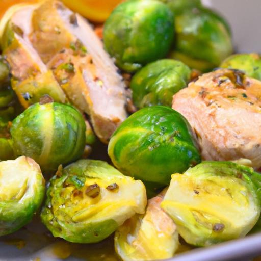 Zesty One-Pan Lemon Herb Chicken & Brussels Sprouts Keto Delight