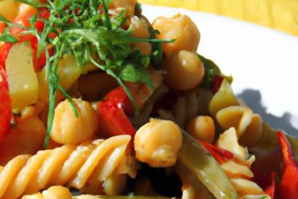 Brighten Your Plate: Chickpea Pasta Primavera Delight