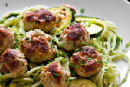 Light & Lean: Turkey Meatballs with Zucchini Noodles