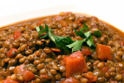 Hearty Lentil and Tomato Stew: A Flavorful Comfort Dish