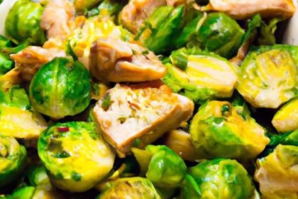Zesty One-Pan Lemon Herb Chicken & Brussels Sprouts Keto Delight
