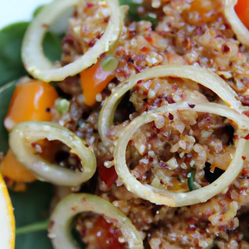 Zesty Roasted Veggie Quinoa Salad with Fresh Lemon Dressing